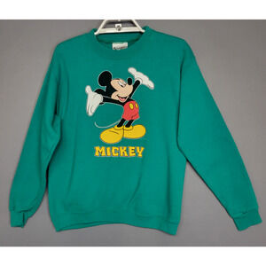 Vintage Disney Mickey Mouse Sweatshirt Youth Large‎ 10/12 Crewneck Pullover 90s
